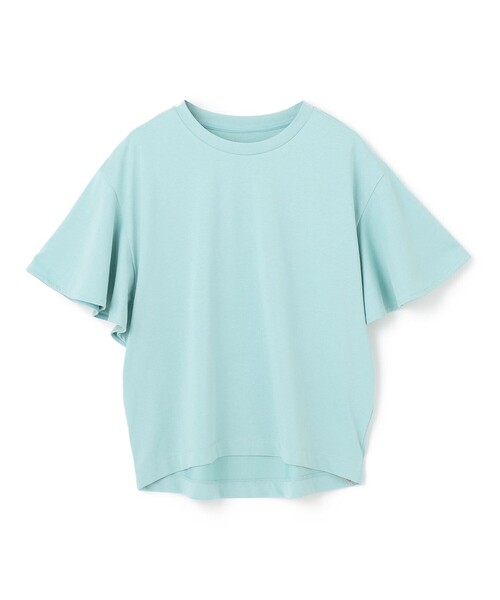 UNFILO(アンフィーロ)の「フレアスリーブ Tシャツ(Tシャツ/カットソー・レディース・ライトグリーン系/ブラック系/ダークブラウン系/ベージュ系/ホワイト系・LARGE/MEDIUM/SMALL)」の5枚目の写真