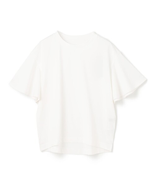 UNFILO(アンフィーロ)の「フレアスリーブ Tシャツ(Tシャツ/カットソー・レディース・ライトグリーン系/ブラック系/ダークブラウン系/ベージュ系/ホワイト系・LARGE/MEDIUM/SMALL)」の14枚目の写真