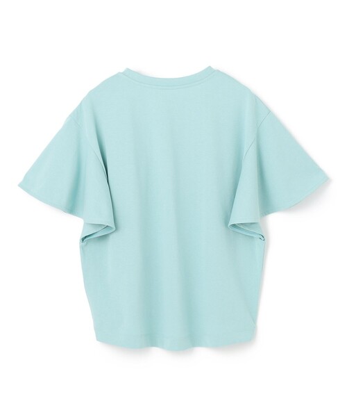UNFILO(アンフィーロ)の「フレアスリーブ Tシャツ(Tシャツ/カットソー・レディース・ライトグリーン系/ブラック系/ダークブラウン系/ベージュ系/ホワイト系・LARGE/MEDIUM/SMALL)」の15枚目の写真