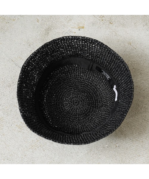 WAIPER.inc(ワイパーインク)の「RACAL ラカル RL-23-1291 Paper Fiber Knit Tulip Hat ペーパーニット チューリップハット(ハット・メンズ・ナチュラル/ブラック・FREE)」の11枚目の写真