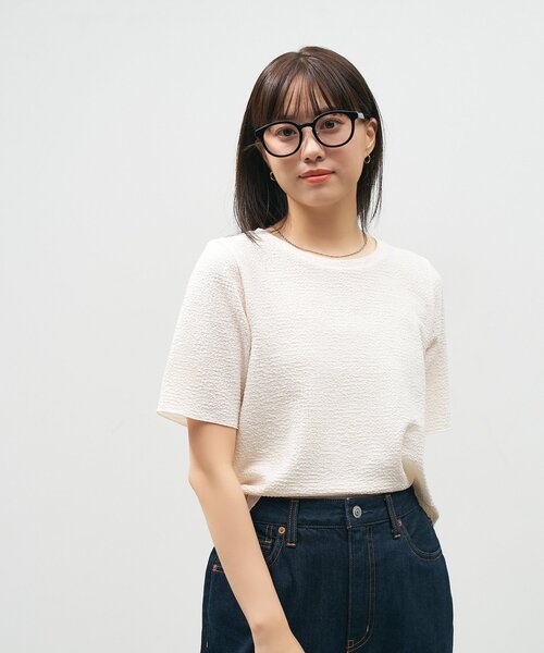 UNITED ARROWS（ユナイテッドアローズ）の「【WEB限定】Zoff｜UNITED ARROWS ボストン型 調光 サングラス｜紫外線でレンズの色が変わる｜ユナイテッドアローズ｜カラーレンズ｜黒縁 クリアフレーム｜UVカット 紫外線対策（サングラス・レディース・ブラウン系その他5/ブラック・FREE）」の15枚目の写真