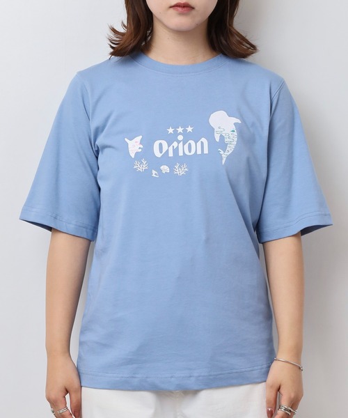 FUNALIVE（ファンアライブ）の「オリオン ビール プリント5分袖Tシャツ(M)（Tシャツ/カットソー・レディース・カーキ/ブラック/オフホワイト/ブルー・L/M）」の19枚目の写真