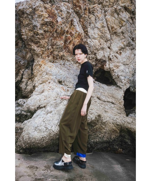 パンツ OMMO BOLCKING EASY TUCK PT OMMO ONLINE STORE / BOLCKING EASY TUCK PT