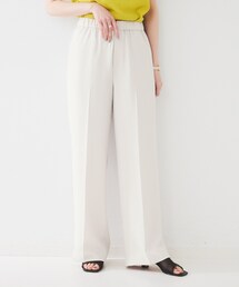 UNTITLED | 【接触冷感/UVカット/ウエストゴム】センタープレスツイルパンツ(その他パンツ)