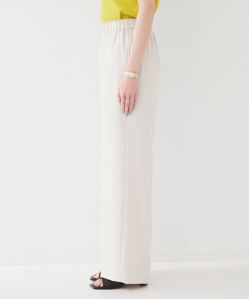 UNTITLED（アンタイトル）の「【接触冷感/UVカット/ウエストゴム】センタープレスツイルパンツ（その他パンツ・レディース・ブラック/ライトベージュ・50/42/44/46/48/00/01/02/03/04）」の8枚目の写真