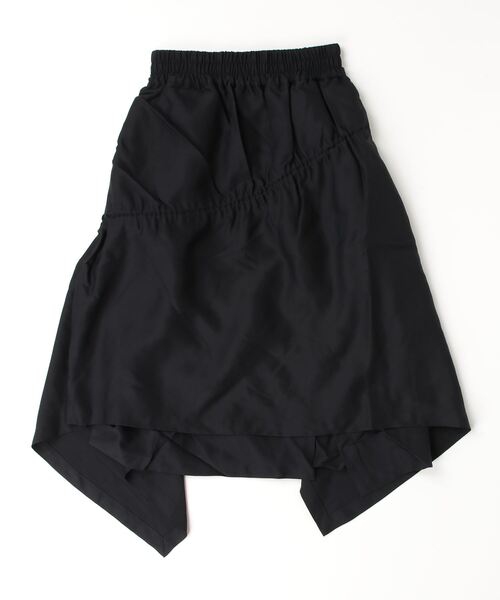 Y-3(ワイスリー)の「Y-3 RAYON TWILL SKIRT(スカート・レディース・ブラック・X-SMALL/SMALL/MEDIUM/LARGE/XX-SMALL)」の4枚目の写真