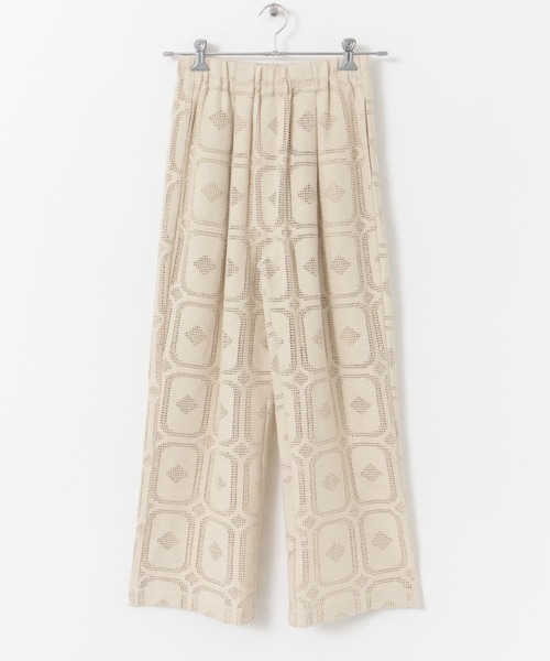 URBAN RESEARCH DOORS（アーバンリサーチドアーズ）の「『セットアップ対応』レースパンツ（その他パンツ・レディース・ナチュラル/ブラック・MEDIUM）」の10枚目の写真