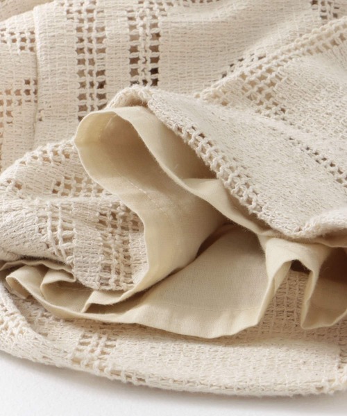 URBAN RESEARCH DOORS（アーバンリサーチドアーズ）の「『セットアップ対応』レースパンツ（その他パンツ・レディース・ナチュラル/ブラック・MEDIUM）」の6枚目の写真