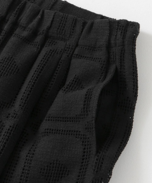 URBAN RESEARCH DOORS（アーバンリサーチドアーズ）の「『セットアップ対応』レースパンツ（その他パンツ・レディース・ナチュラル/ブラック・MEDIUM）」の5枚目の写真