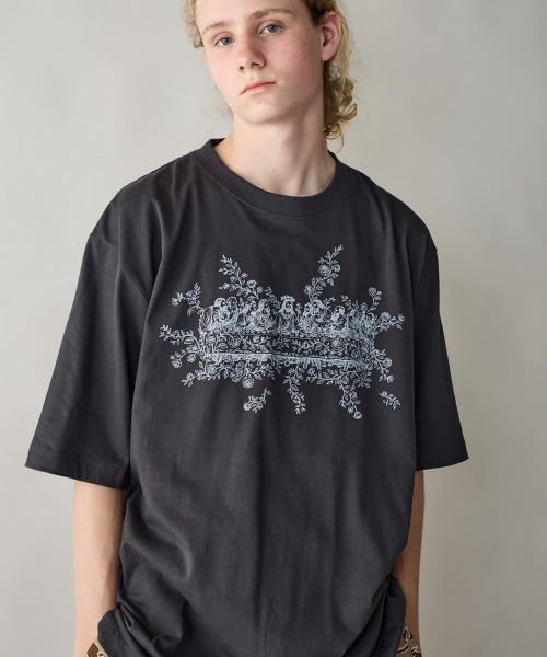 rehacer(レアセル)の「rehacer : Roots Supper Relax Fit T-shirt / ルーツサパー リラックス フィットTシャツ(Tシャツ/カットソー・メンズ・ネイビー/スミクロ/ホワイト・MEDIUM/LARGE/SMALL/X-LARGE)」の9枚目の写真