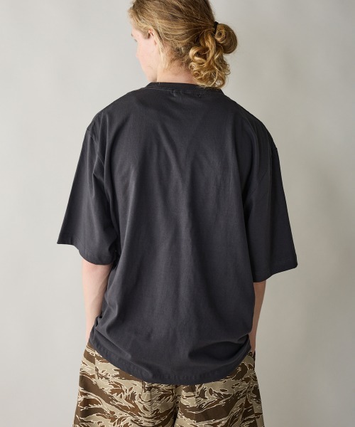 rehacer(レアセル)の「rehacer : Roots Supper Relax Fit T-shirt / ルーツサパー リラックス フィットTシャツ(Tシャツ/カットソー・メンズ・ネイビー/スミクロ/ホワイト・MEDIUM/LARGE/SMALL/X-LARGE)」の8枚目の写真