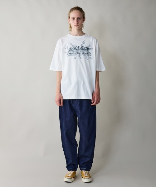 rehacer(レアセル)の「rehacer : Roots Supper Relax Fit T-shirt / ルーツサパー リラックス フィットTシャツ(Tシャツ/カットソー・メンズ・ネイビー/スミクロ/ホワイト・MEDIUM/LARGE/SMALL/X-LARGE)」の13枚目の写真