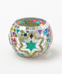 チャイハネ（チャイハネ）の「【チャイハネ】ステンドスターキャンドルホルダー（キャンドル）」