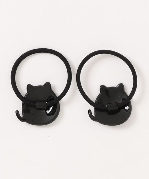 Port / ポート 】 2個セット♪ おすわり にゃんこ ヘアゴム / ねこ