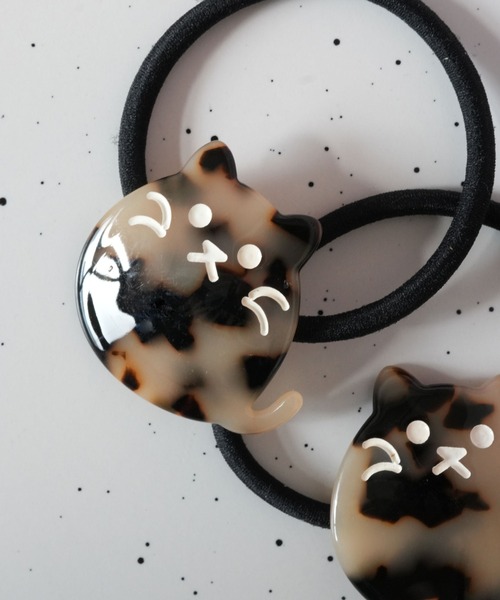 Port / ポート 】 2個セット♪ おすわり にゃんこ ヘアゴム / ねこ