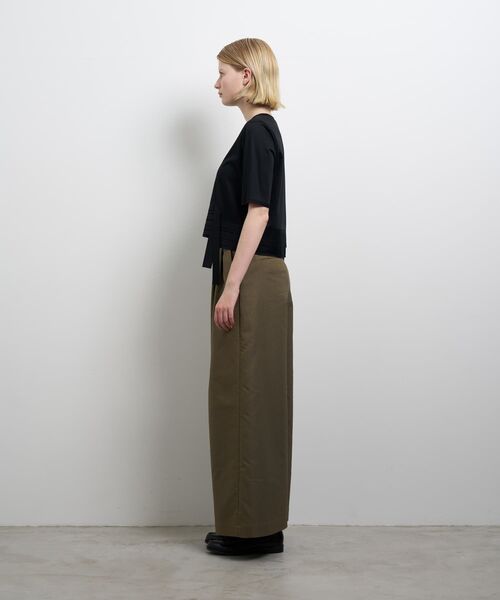 LANVIN en Bleu（ランバンオンブルー）の「アシンメテープフリルカットソー（Tシャツ/カットソー・レディース・ブラック/オフホワイト・38）」の10枚目の写真