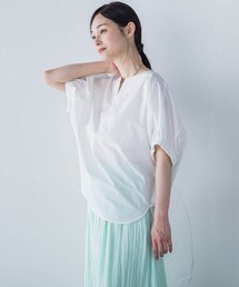 LAUTREAMONT | 【晴れ軽】撥水UVキーネックブラウス≪UV/接触冷感/撥水性/洗濯機で洗える≫(シャツ/ブラウス)