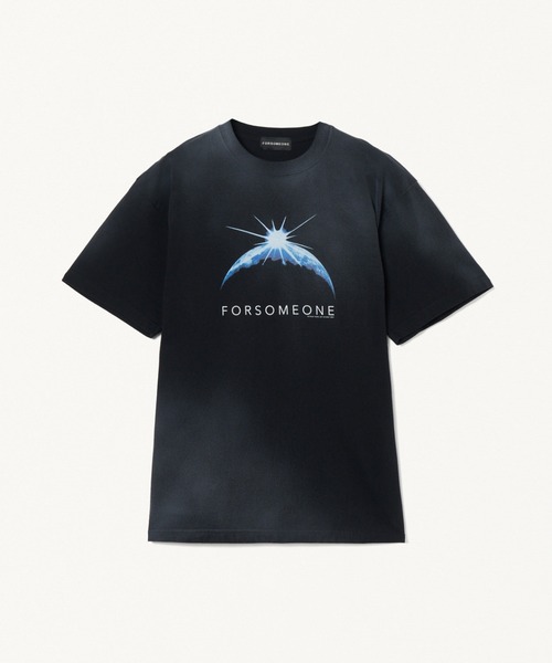 FORSOMEONE(フォーサムワン)の「FORSOMEONE EARTH TEE(Tシャツ/カットソー・メンズ・ブラック/オフホワイト・46/48/50)」の2枚目の写真
