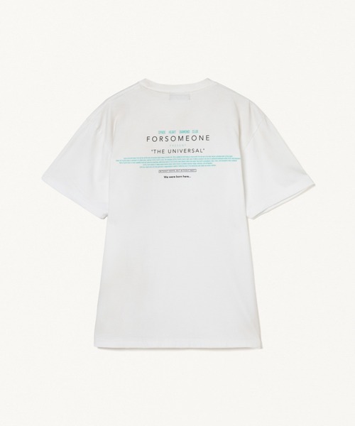 FORSOMEONE(フォーサムワン)の「FORSOMEONE EARTH TEE(Tシャツ/カットソー・メンズ・ブラック/オフホワイト・46/48/50)」の5枚目の写真