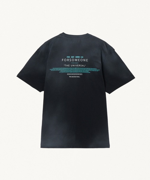 FORSOMEONE(フォーサムワン)の「FORSOMEONE EARTH TEE(Tシャツ/カットソー・メンズ・ブラック/オフホワイト・46/48/50)」の6枚目の写真