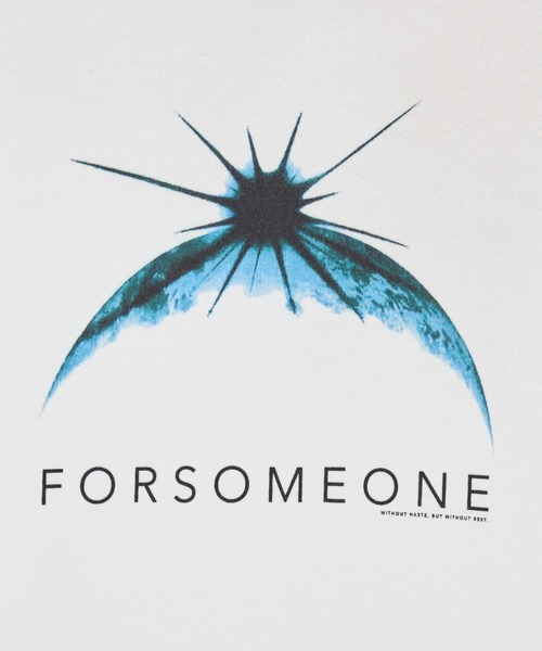 FORSOMEONE(フォーサムワン)の「FORSOMEONE EARTH TEE(Tシャツ/カットソー・メンズ・ブラック/オフホワイト・46/48/50)」の13枚目の写真
