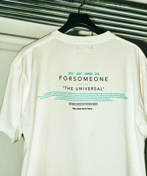 FORSOMEONE(フォーサムワン)の「FORSOMEONE EARTH TEE(Tシャツ/カットソー・メンズ・ブラック/オフホワイト・46/48/50)」の17枚目の写真