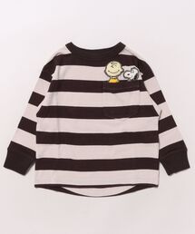DENIM DUNGAREE | Wide Striped SNOOPY Tee(Tシャツ/カットソー)
