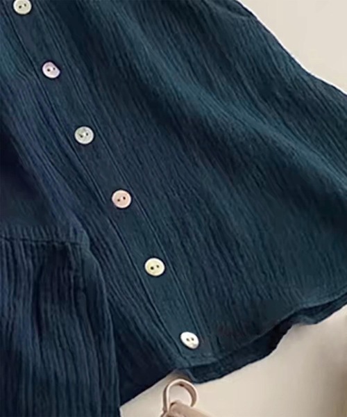 aimoha（アイモハ）の「【-aimoha-KIDS-】キッズ サマートップス＆ショーツセット (SS)（セットアップ・キッズ・ネイビー・100/140/130/120/110/90）」の5枚目の写真