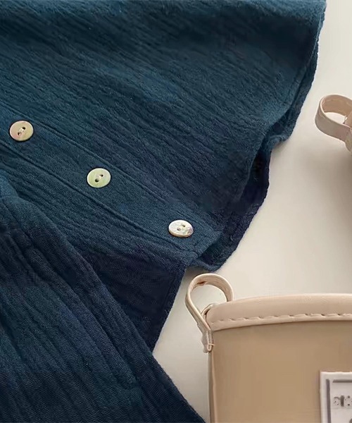 aimoha（アイモハ）の「【-aimoha-KIDS-】キッズ サマートップス＆ショーツセット (SS)（セットアップ・キッズ・ネイビー・100/140/130/120/110/90）」の4枚目の写真