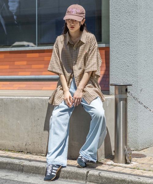 RAGEBLUE（レイジブルー）の「＜POLO BCS/ポロ・ビーシーエス＞別注アソートルーズシャツ/SS（シャツ/ブラウス・レディース・ネイビー系/ベージュ系/ブルー・FREE）」の9枚目の写真