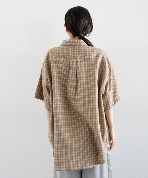 RAGEBLUE（レイジブルー）の「＜POLO BCS/ポロ・ビーシーエス＞別注アソートルーズシャツ/SS（シャツ/ブラウス・レディース・ネイビー系/ベージュ系/ブルー・FREE）」の17枚目の写真