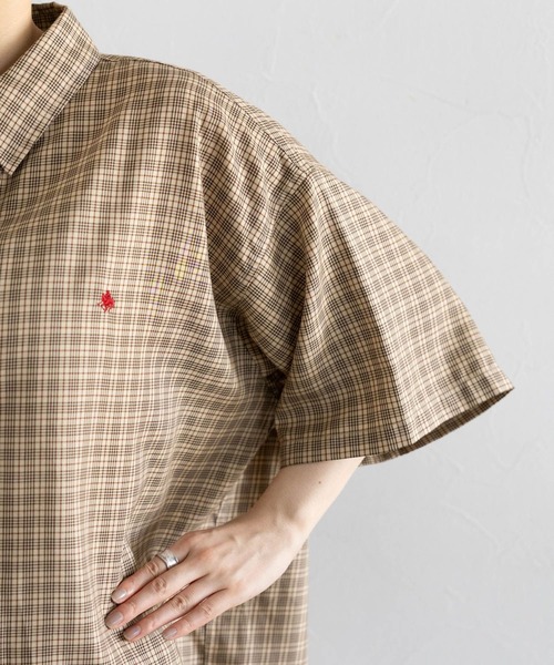 RAGEBLUE（レイジブルー）の「＜POLO BCS/ポロ・ビーシーエス＞別注アソートルーズシャツ/SS（シャツ/ブラウス・レディース・ネイビー系/ベージュ系/ブルー・FREE）」の15枚目の写真