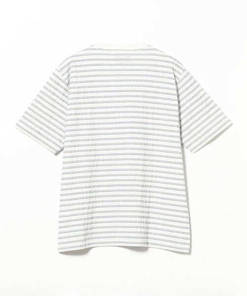 BEAMS PLUS(ビームスプラス)の「ジャカード ポケット Tシャツ(Tシャツ/カットソー・メンズ・グレー/ネイビー/ホワイト・LARGE/MEDIUM/SMALL/XX-LARGE/X-LARGE)」の5枚目の写真