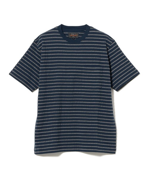 BEAMS PLUS(ビームスプラス)の「ジャカード ポケット Tシャツ(Tシャツ/カットソー・メンズ・グレー/ネイビー/ホワイト・LARGE/MEDIUM/SMALL/XX-LARGE/X-LARGE)」の10枚目の写真