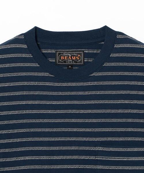BEAMS PLUS(ビームスプラス)の「ジャカード ポケット Tシャツ(Tシャツ/カットソー・メンズ・グレー/ネイビー/ホワイト・LARGE/MEDIUM/SMALL/XX-LARGE/X-LARGE)」の11枚目の写真