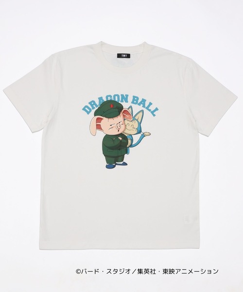 TMT（ティーエムティー）の「【TMT×ドラゴンボール】  コットンTシャツ（ウーロン＆プーアル）（Tシャツ/カットソー・メンズ・ピンク/ホワイト・XX-LARGE/X-LARGE/LARGE/MEDIUM）」の2枚目の写真