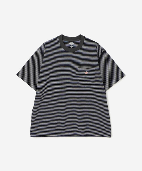 ダントン　MHL. モスグリーン　ポケット付き Tシャツ S ダントン MHL. モスグリーン ポケット付き Tシャツ S ダントン