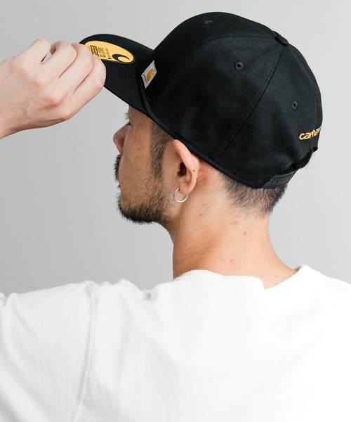 Carhartt（カーハート）の「Carhartt カーハート M FrmDck Flt Brm Cap ロゴワークキャップ（キャップ・メンズ・ブラック/ブラウン/チャコールグレー・FREE）」の17枚目の写真