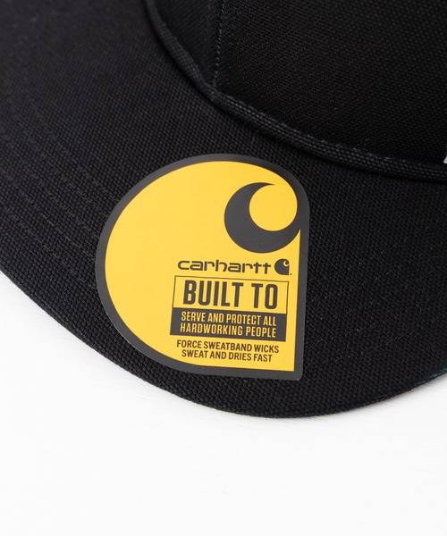 Carhartt（カーハート）の「Carhartt カーハート M FrmDck Flt Brm Cap ロゴワークキャップ（キャップ・メンズ・ブラック/ブラウン/チャコールグレー・FREE）」の10枚目の写真