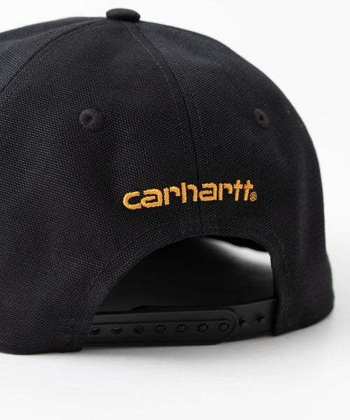 Carhartt（カーハート）の「Carhartt カーハート M FrmDck Flt Brm Cap ロゴワークキャップ（キャップ・メンズ・ブラック/ブラウン/チャコールグレー・FREE）」の8枚目の写真