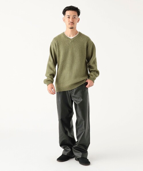 セール】【別注】TOWN CRAFT / シャギー Vネック ニット（ニット