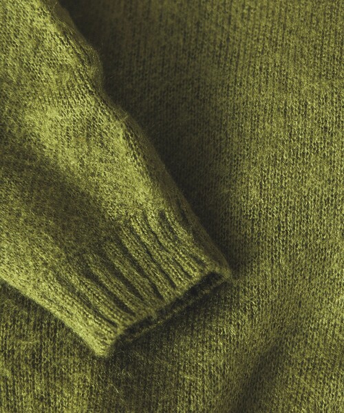 TOWNCRAFT（タウンクラフト）の「【別注】TOWN CRAFT / シャギー Vネック ニット（ユニセックス）（ニット/セーター・メンズ・ミント/ブラック・L/XL/S/M）」の17枚目の写真