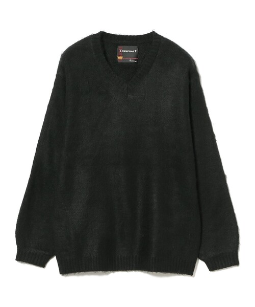 セール】【別注】TOWN CRAFT / シャギー Vネック ニット（ニット