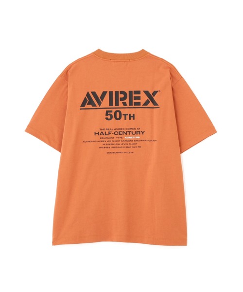 AVIREX 50th T-SHIRT / アヴィレックス50周年 半袖Tシャツ（T