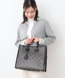 【牛革/ショルダーベルト付き/Lサイズ】ミスタージョーンズ柄 バック