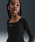 NIKE（ナイキ）の「ナイキ スポーツウェア ジュニア (ガールズ) ロングスリーブ スクエアネック トップ / Nike Sportswear Big Kids' (Girls') Long-Sleeve Square-Neck Top IM7441-010 Black（Tシャツ/カットソー・160）」