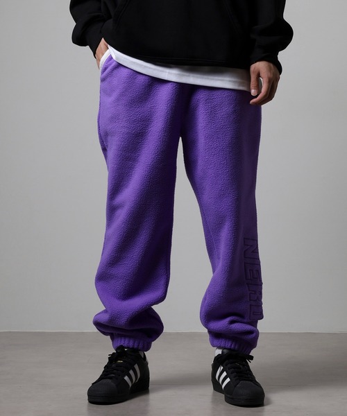 NERDY(ノルディ)の「フリースジョガーパンツ(スウェットパンツ・レディース・ホワイト/グリーン/パープル・M/L/S)」の17枚目の写真