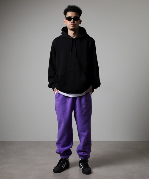 NERDY(ノルディ)の「フリースジョガーパンツ(スウェットパンツ・レディース・ホワイト/グリーン/パープル・M/L/S)」の19枚目の写真