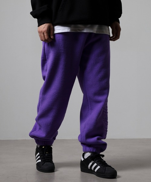 NERDY(ノルディ)の「フリースジョガーパンツ(スウェットパンツ・レディース・ホワイト/グリーン/パープル・M/L/S)」の18枚目の写真