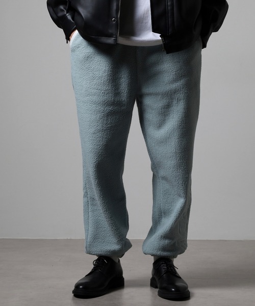 NERDY(ノルディ)の「フリースジョガーパンツ(スウェットパンツ・レディース・ホワイト/グリーン/パープル・M/L/S)」の12枚目の写真